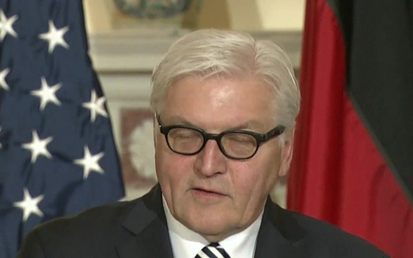Secretary Kerry Hosts a Working Dinner For German Foreign Minister Frank-Walter Steinmeier