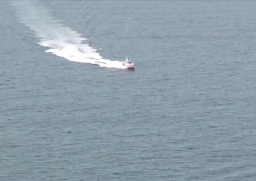 Coast Guard Engages Lancha in High-Speed Chase