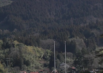 B-roll of MCAS Iwakuni Service Members go on a Run out in Japan