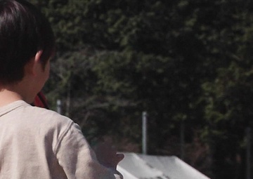 MCAS Iwakuni Service Members go on a Run out in Japan