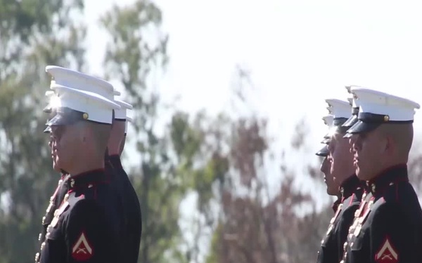 Battle Color Detachment Performs for MCAS Miramar