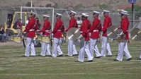 The Battle Color Detachment Performs at Marine Corps Logistics Base Barstow, Calif.