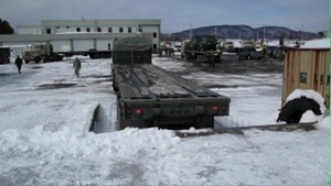 Maple Caravan 15 B-Roll - Loading Canadian Army Equipment