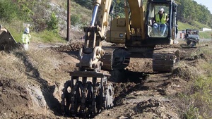 Corps Completes Bear Creek Road Site Preparation