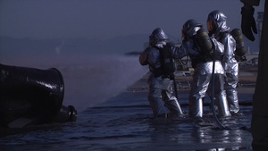 MCAS Iwakuni Fire Fighters Tackle Hottest Fires