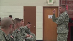 Soldiers Update: SMA Dailey Visits NCO Academy