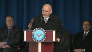 Remarks from Sec. Def. Ash Carter & President of Afghanistan Ashraf Ghani