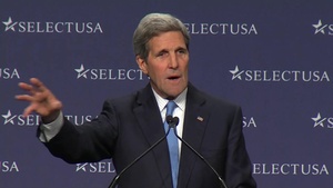 U.S. Secretary of State, John Kerry delivers remarks at the SelectUSA Investment Summit