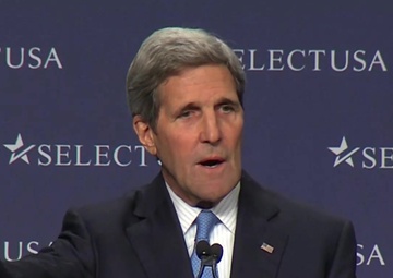 U.S. Secretary of State, John Kerry delivers remarks at the SelectUSA Investment Summit