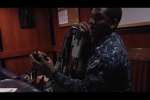 B-roll of Surface Warfare Board and Ship Walkthrough