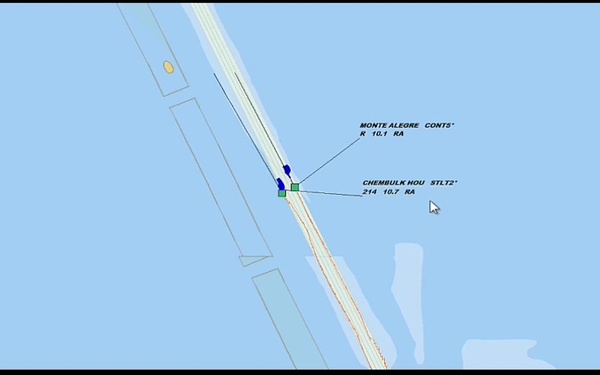 Mapped Monte Alegra, Chembulk Houston collision with audio