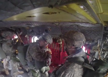 Spartans jump from Flying Dragons B-roll