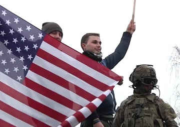 Iron Troop Dragoon Ride Czech Welcome Ceremony_b-roll