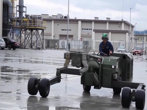 B-roll of Ground Support Equipment aboard Marine Corps Air Station Iwakuni ensure mission accomplishment