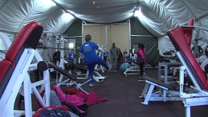 Kids Gear Up for Mock Deployment