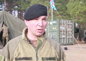 US Marines Talk Hydration With Luxembourg Army