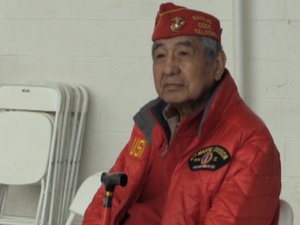 Navajo Code Talker visit the NAS