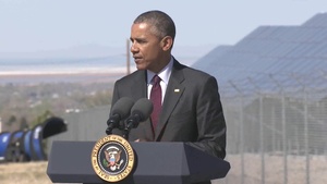 President Barack Obama Speaks at Hill AFB
