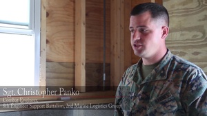 8th Engineer Support Battalion Constructs Storage Facility