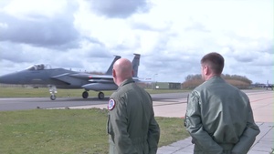 Maj Gen Eric Vollmecke Tours the 159th EFS