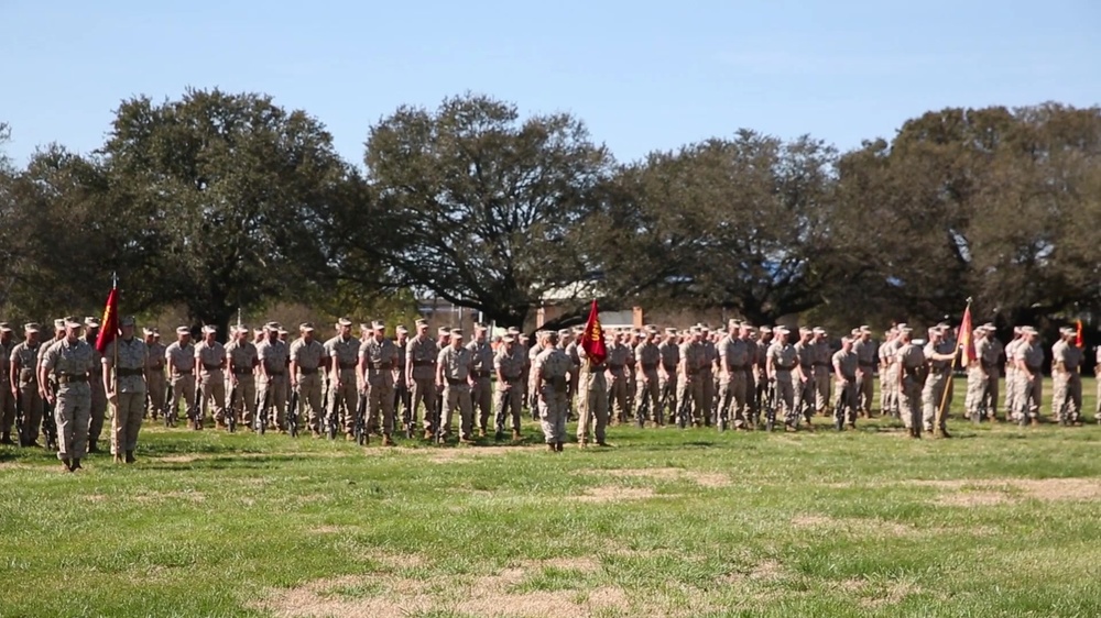 DVIDS - Video - Corps' Largest Regiment Receives New Sergeant Major