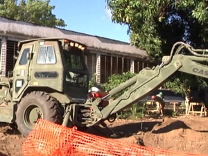 Military Engineers Build Schools and Clinics
