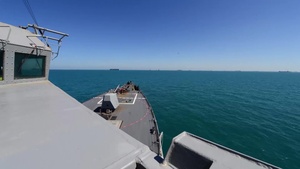 USS Farragut Transits the Suez Canal