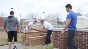 138th Fighter Wing Members Volunteer at the Ronald McDonald House of Tulsa