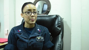 USS Carl Vinson Interview with LN1 Alina Davis