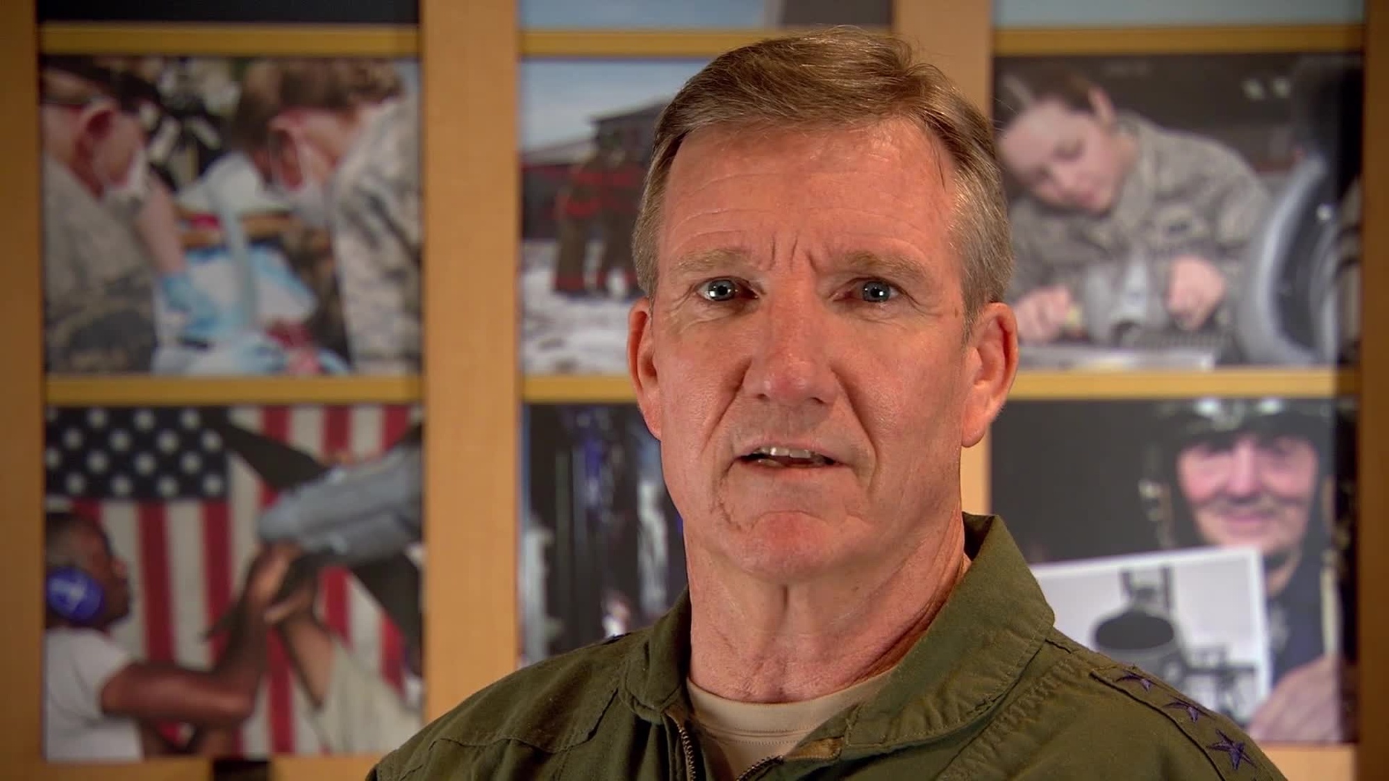 Commander of Air Combat Command, General Hawk Carlisle gives a message to the Air Force Reserve for their birthday.