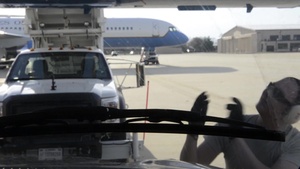 Servicing Air Force Two