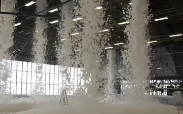 Fairchild Tests Maintenance Hangar’s Emergency Foam System