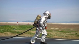 B-roll of Air Rescue Firefighters at MCAS Iwakuni AFD2015