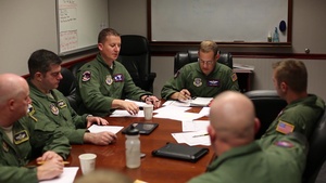 C-5M Super Galaxy Setting Records at Travis Air Force Base, Calif. Crew Briefing B-Roll