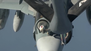 U.S. KC-135 Refuels USMC Prowler