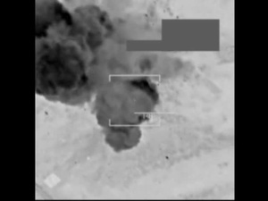 Coalition Airstrike on an ISIL Vehicle