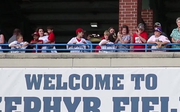 Marine Corps Band New Orleans Performs at New Orleans Zephyrs' Season Opener