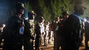 Hiking for the Fallen, U.S. Marines and Philippine Soldiers Walk Shoulder to Shoulder