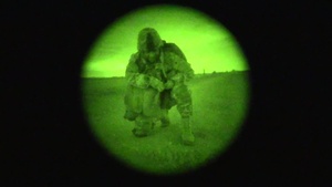 Paratroopers Perform a Night Jump to Kick Off CJOAX 15-01