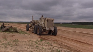 U.S. and U.K. Paratroopers Construct a Runway for CJOAX 15-01