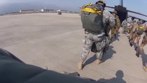 Airborne Operation at Air Base Aviano