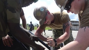 Current Ops Report: Spearhead & NMCB 11 Repair Orphanage in Gabon