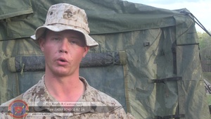 Echo Company, Battalion Landing Team 2/6, 26th MEU conducts live fire training