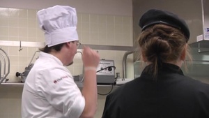 Oregon Army National Guard Cooks Oversee Student Cooking Competition