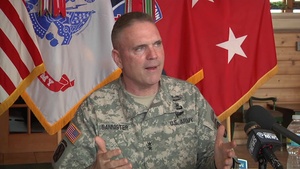 Maj. Gen. Jeffrey Bannister Media Roundtable