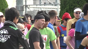 B-roll of MCAS Iwakuni Hosts the 48TH Annual Kintai Marathon