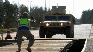 554th MP Co. Railhead Training