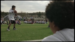 Air Force Report: Football Camp with NFL Wide Receiver