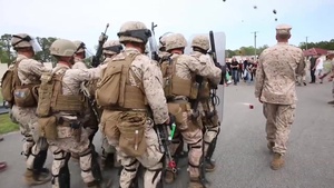 Bravo Fleet Anti-terrorism Security Team Company riot control