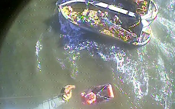 Coast Guard Medevacs Fisherman Near Point Au Fer Island